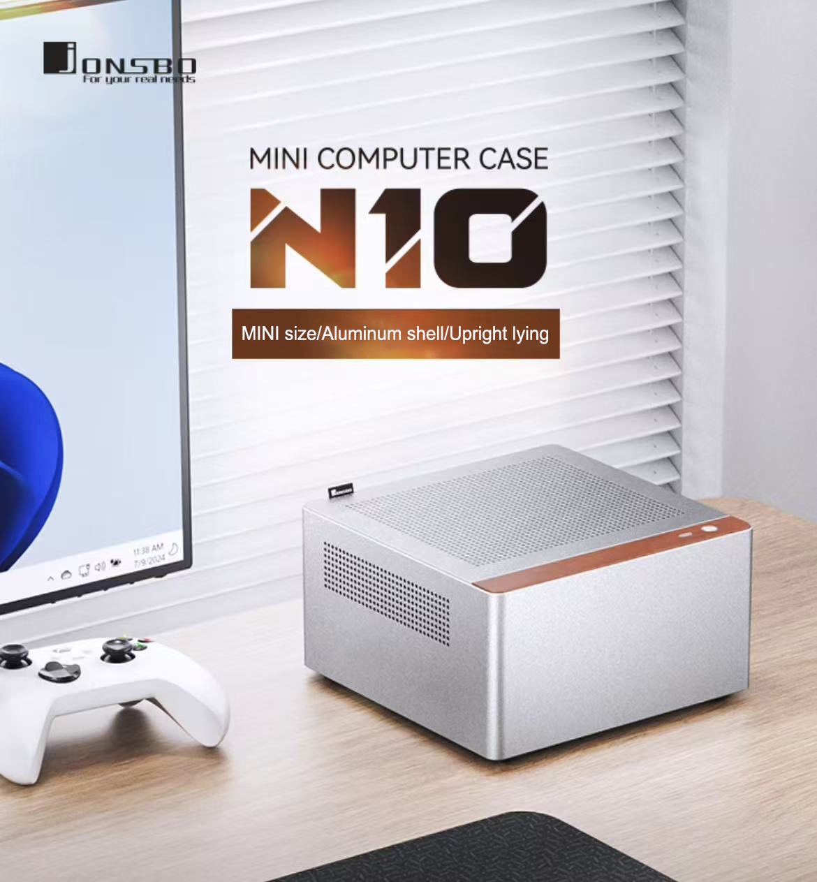 Retro Gaming Pc Case - JONSBO N10/NV10 ITX 미니 섀시 4.5L