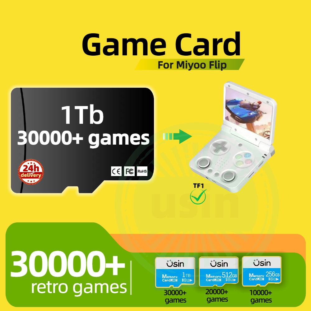 Memory Card Ps1 - Miyoo Flip 30000+ 레트로 클래식 게임용