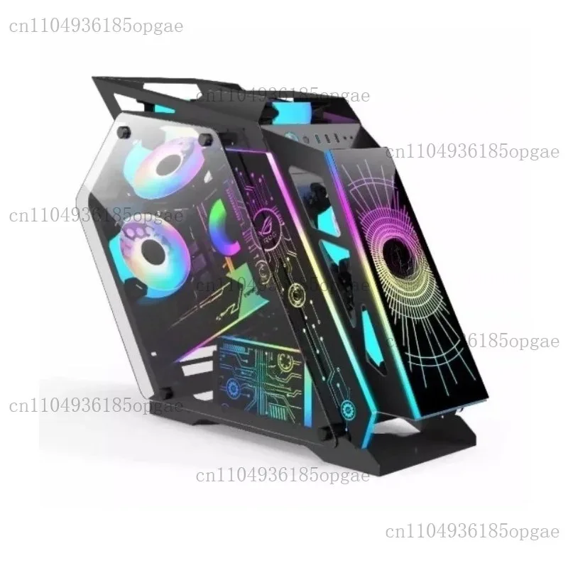 Retro Gaming Pc Case - 고급형 게이밍 PC 케이스, LED 패널