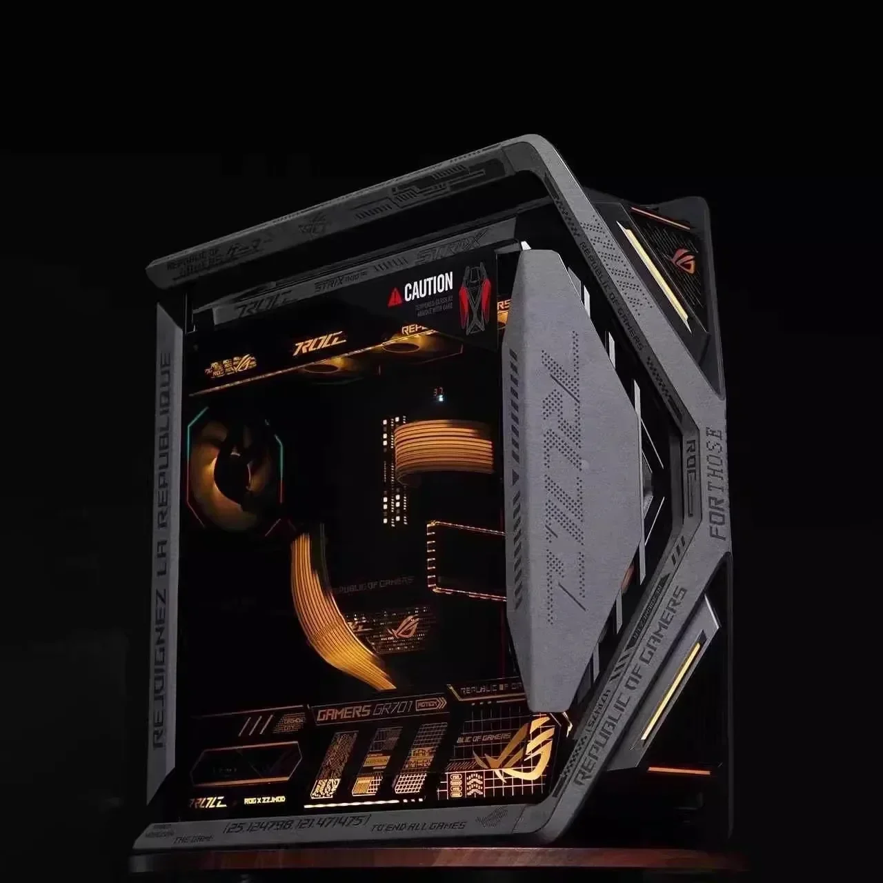 Retro Gaming Pc Case - ASUS HYPERION GR701 케이스용 DIY 스티커,
