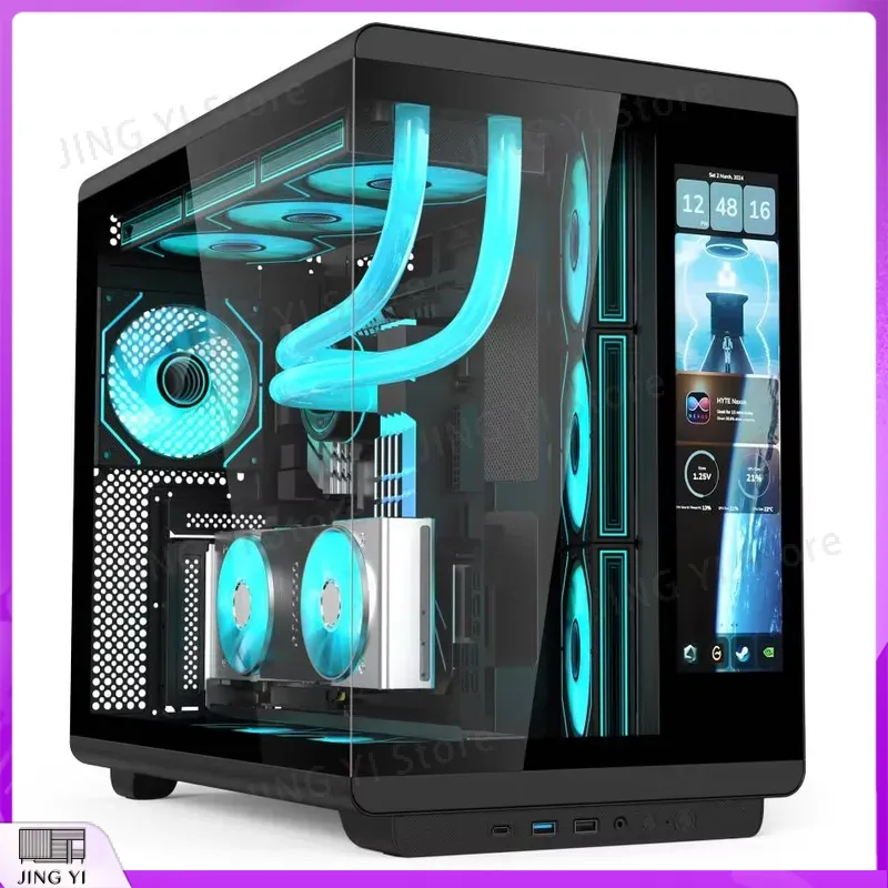 Retro Gaming Pc Case - ATX 게이밍 PC 케이스 타워 (LCD