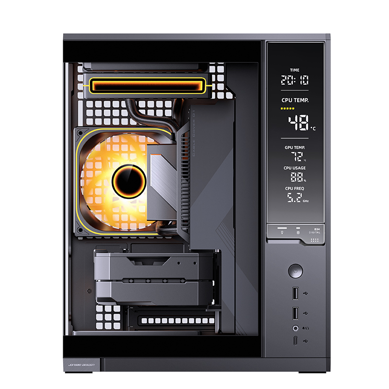 JONSBO D34 M-ATX PC 케이스 강화유리 시 - Retro Gaming Pc Case 리뷰 및 가격