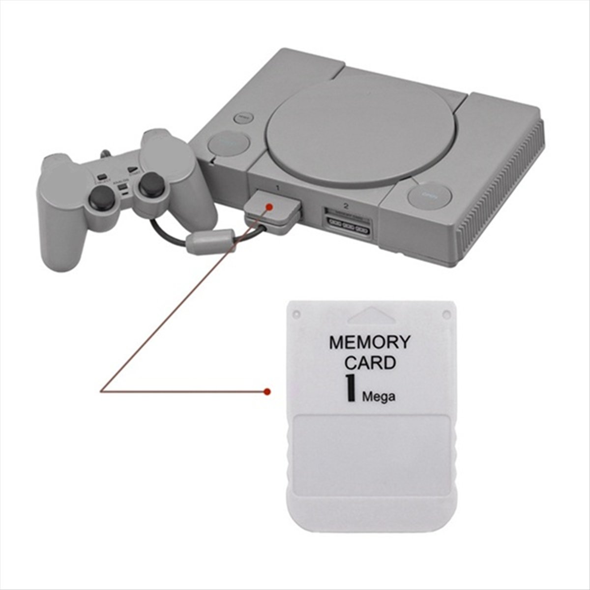 ♋ ♐ PS1 PSX 게임 시스템 게임 콘솔의 성능 향 - Memory Card Ps1 리뷰 및 가격