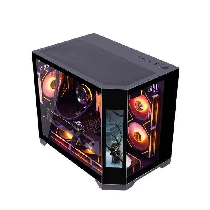 팬 없는 새로운 디자인의 미드타워 MATX 게이머 PC - Retro Gaming Pc Case 리뷰 및 가격